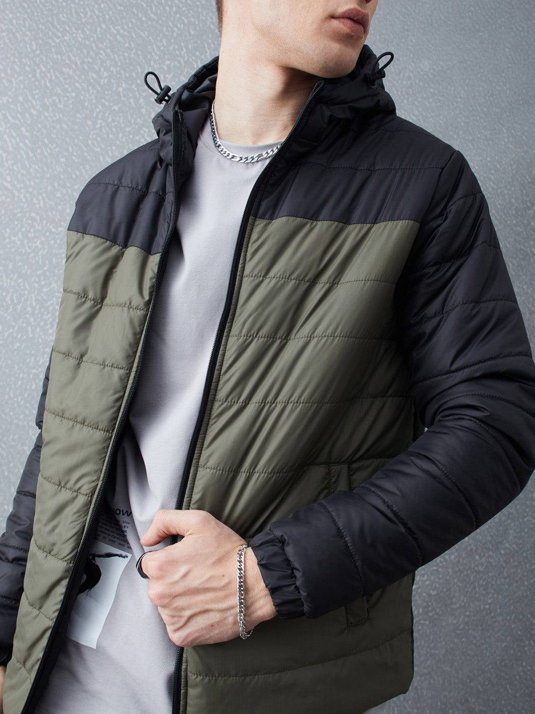 Voltedge Men Solid Cotton Relaxed Fit Full Sleave Jacket