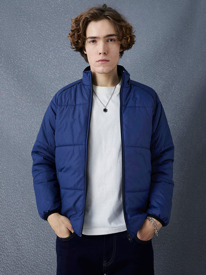 Voltedge Men Solid Cotton Relaxed Fit Full Sleave Jacket