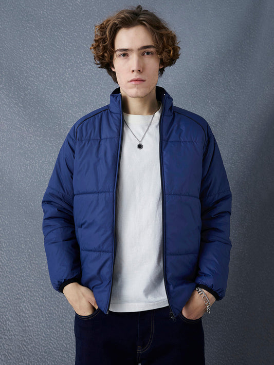 Voltedge Men Solid Cotton Relaxed Fit Full Sleave Jacket