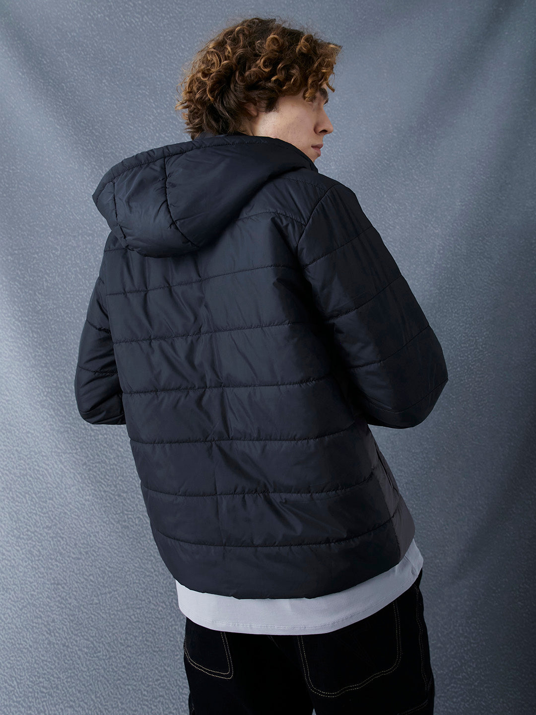 Voltedge Men Solid Cotton Relaxed Fit Full Sleave Jacket