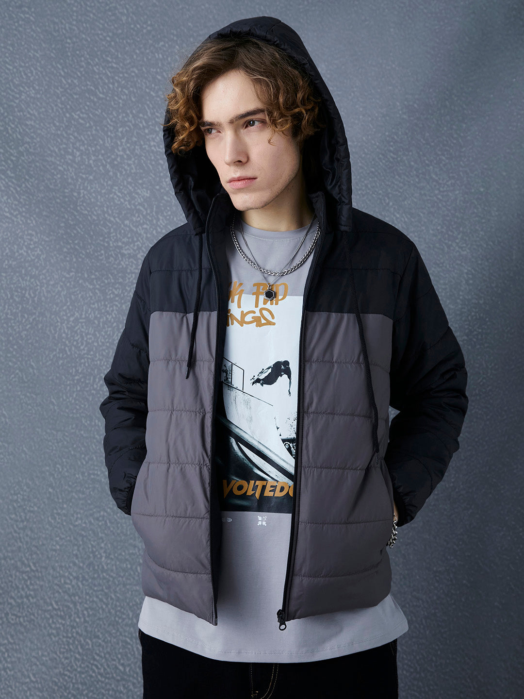 Voltedge Men Solid Cotton Relaxed Fit Full Sleave Jacket