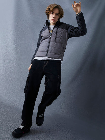 Voltedge Men Solid Cotton Relaxed Fit Full Sleave Jacket