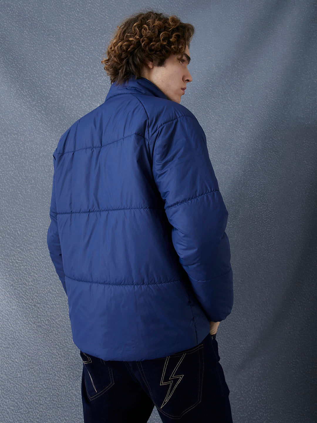 Voltedge Men Solid Cotton Relaxed Fit Full Sleave Jacket