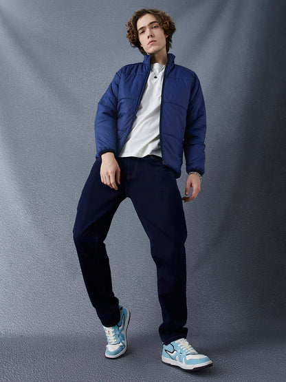 Voltedge Men Solid Cotton Relaxed Fit Full Sleave Jacket