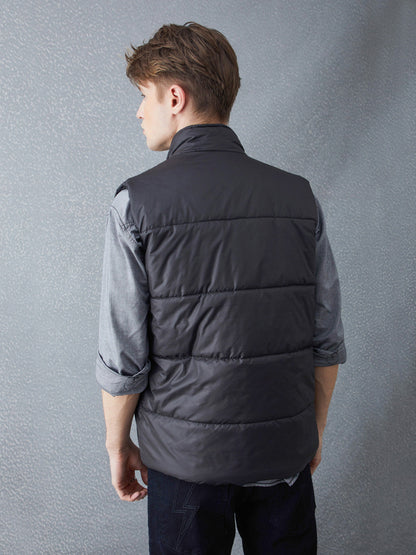 Voltedge Men Solid Cotton Relaxed Fit Sleeveless Jacket