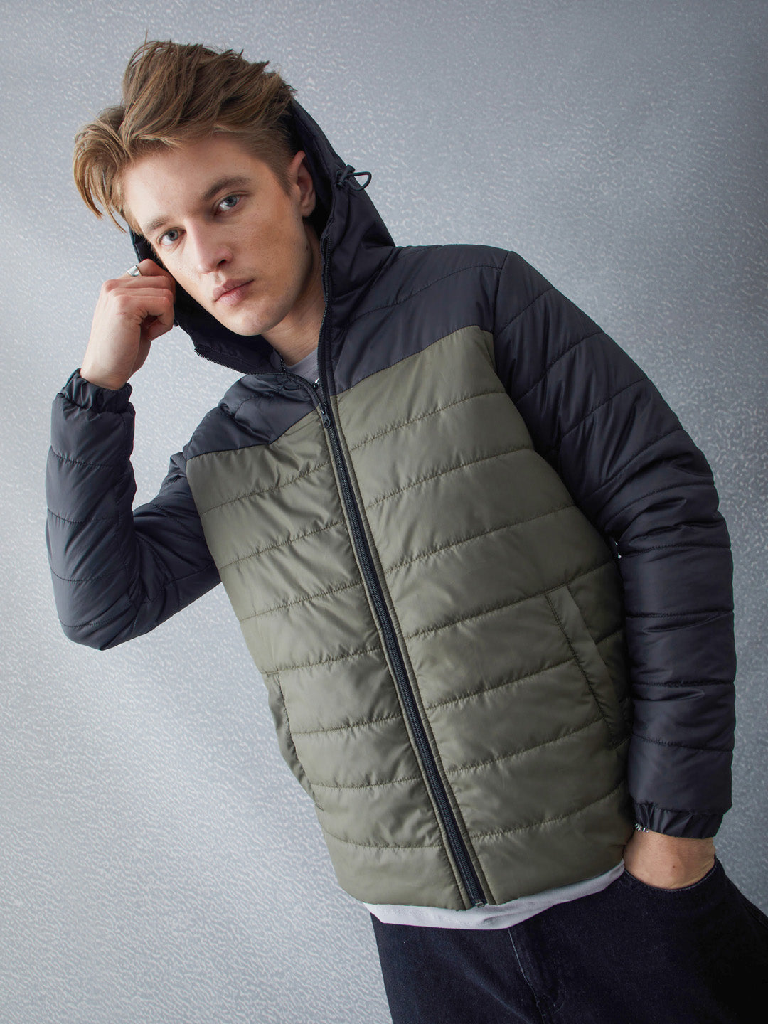 Voltedge Men Solid Cotton Relaxed Fit Full Sleave Jacket