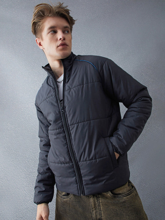 Voltedge Men Solid Cotton Relaxed Fit Full Sleave Jacket