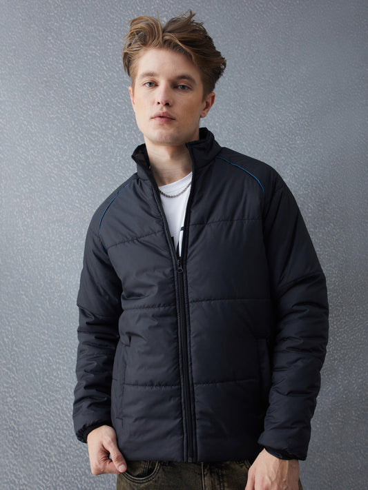 Voltedge Men Solid Cotton Relaxed Fit Full Sleave Jacket