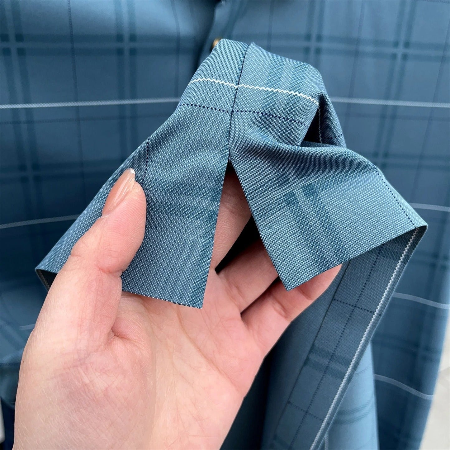 Vintage Gridlock Branded Plaid Polo T-Shirt