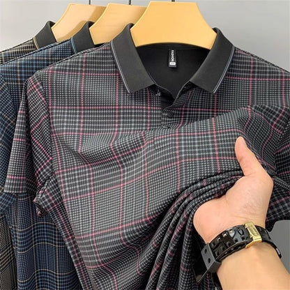 Eternal Plaid Branded Polo T-Shirts