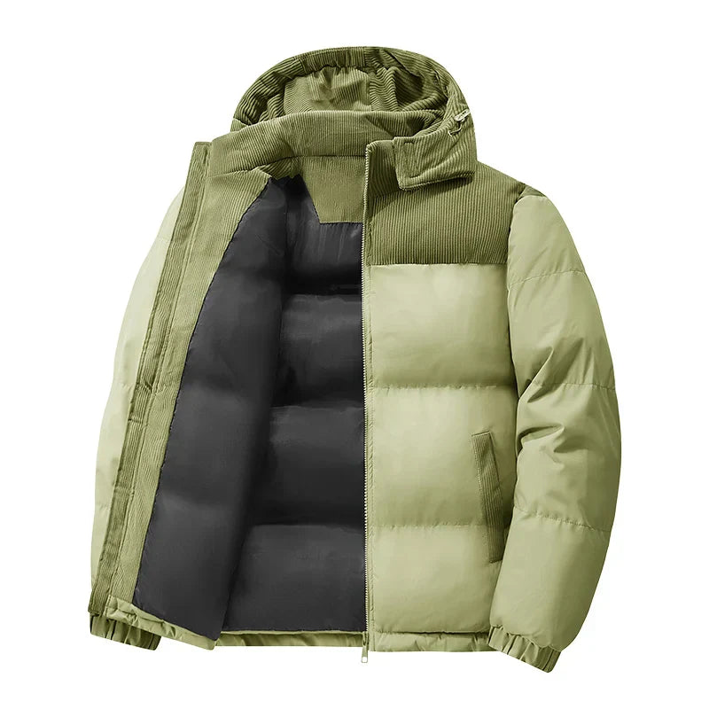 Signature Tunica Men's Oversize Puffer Thickened Warm Loose-Fit Winter Coat
