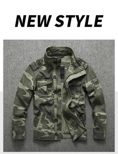 Signature Tunica Green Denim Cargo Jacket