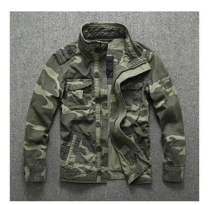 Signature Tunica Green Denim Cargo Jacket