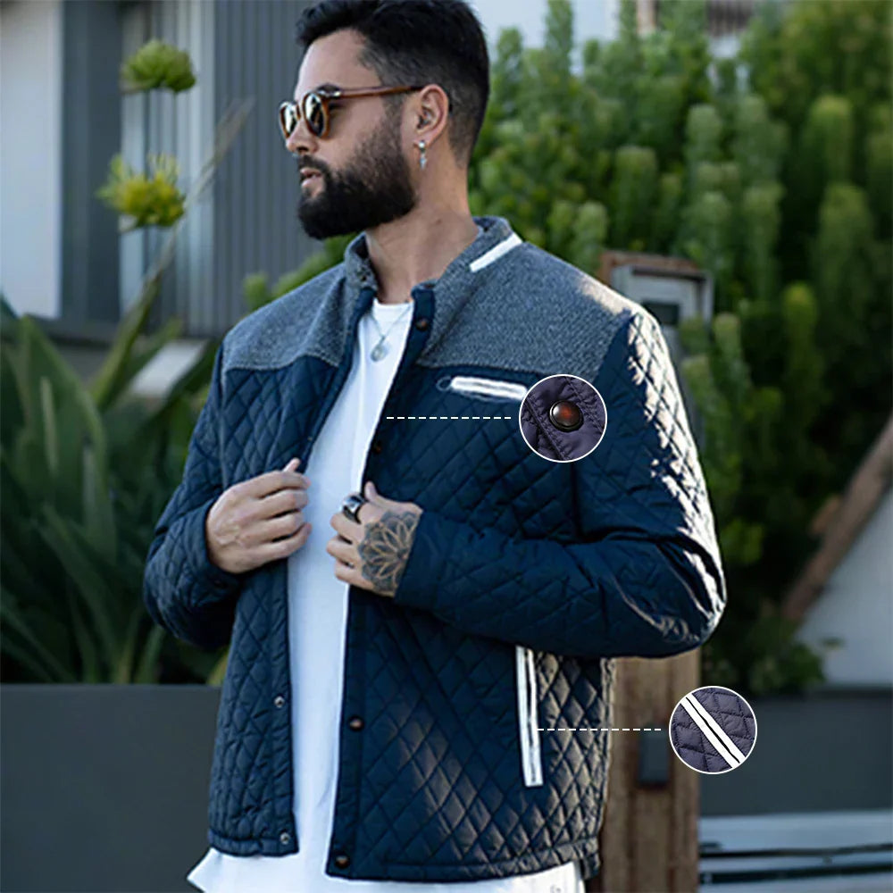 Signature Tunica Men's Diamond Quilted Puffer Down Jacket