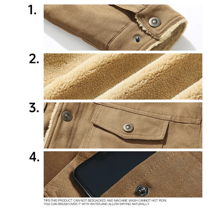 Signature Tunica Men's Faux Shearling Lined Parka Warm Winter Coat