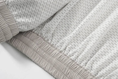 Signature Tunica Men's Loose Fit Streetwear Embroidery Stand Collar Coat Jacket