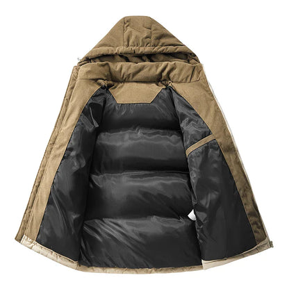 Signature Tunica Men's Oversize Puffer Thickened Warm Loose-Fit Winter Coat