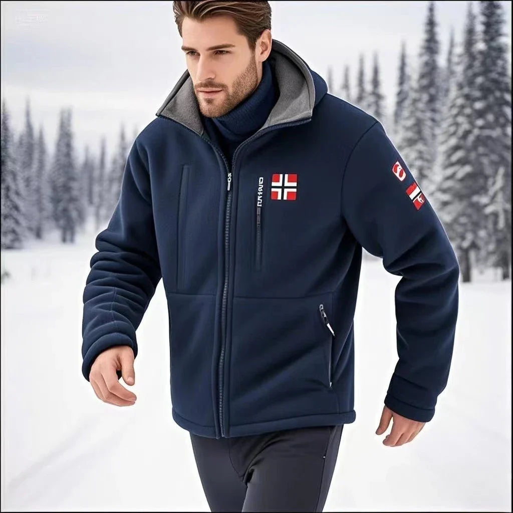 Signature Tunica Men's Thermal Polar Fleece Tactical Jacket