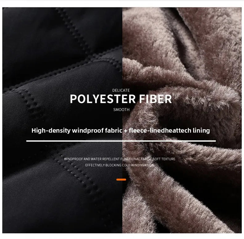 Signature Tunica Men's Thick Warm Parker Checkered Cotton Jacket