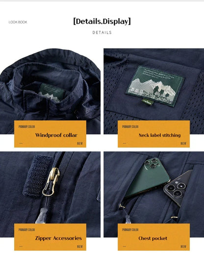 Signature Tunica Men's Waterproof Windbreaker & Autumn Workwear & Fishing Jacket