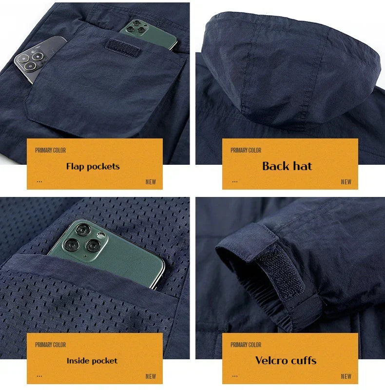 Signature Tunica Men's Waterproof Windbreaker & Autumn Workwear & Fishing Jacket
