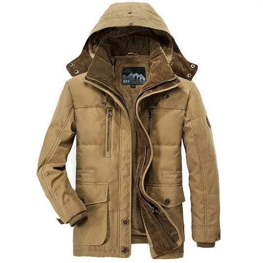 Signature Tunica Men's Winter Parka Thicken Warm Hooded Cargo Jacket