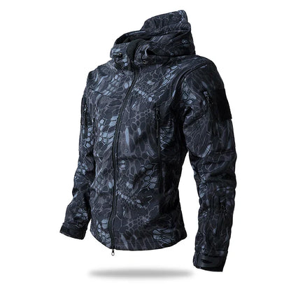 Signature Tunica Tactical Jacket Waterproof Fleece Hooded Camping Jacket
