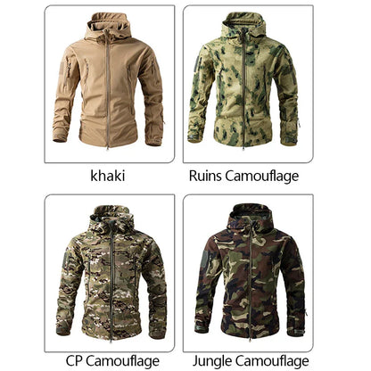 Signature Tunica Tactical Jacket Waterproof Fleece Hooded Camping Jacket