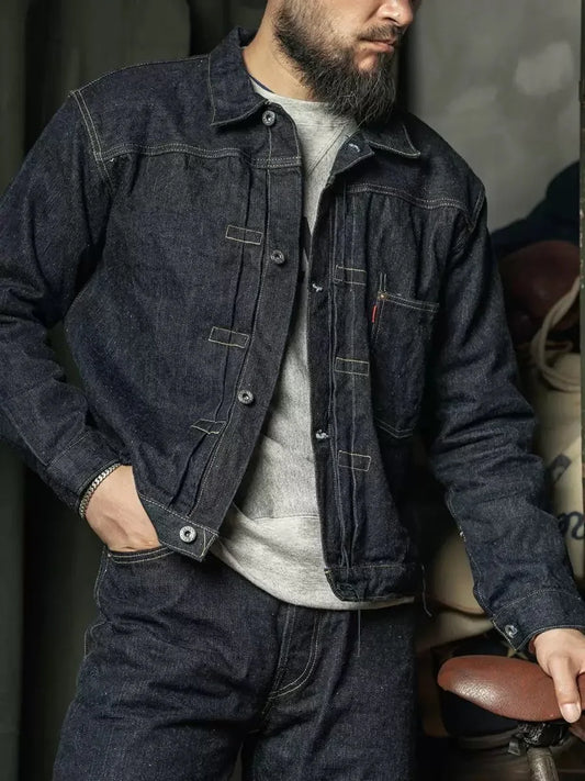 Signature Tunica Winter Men's Raw Selvedge Denim Jacket
