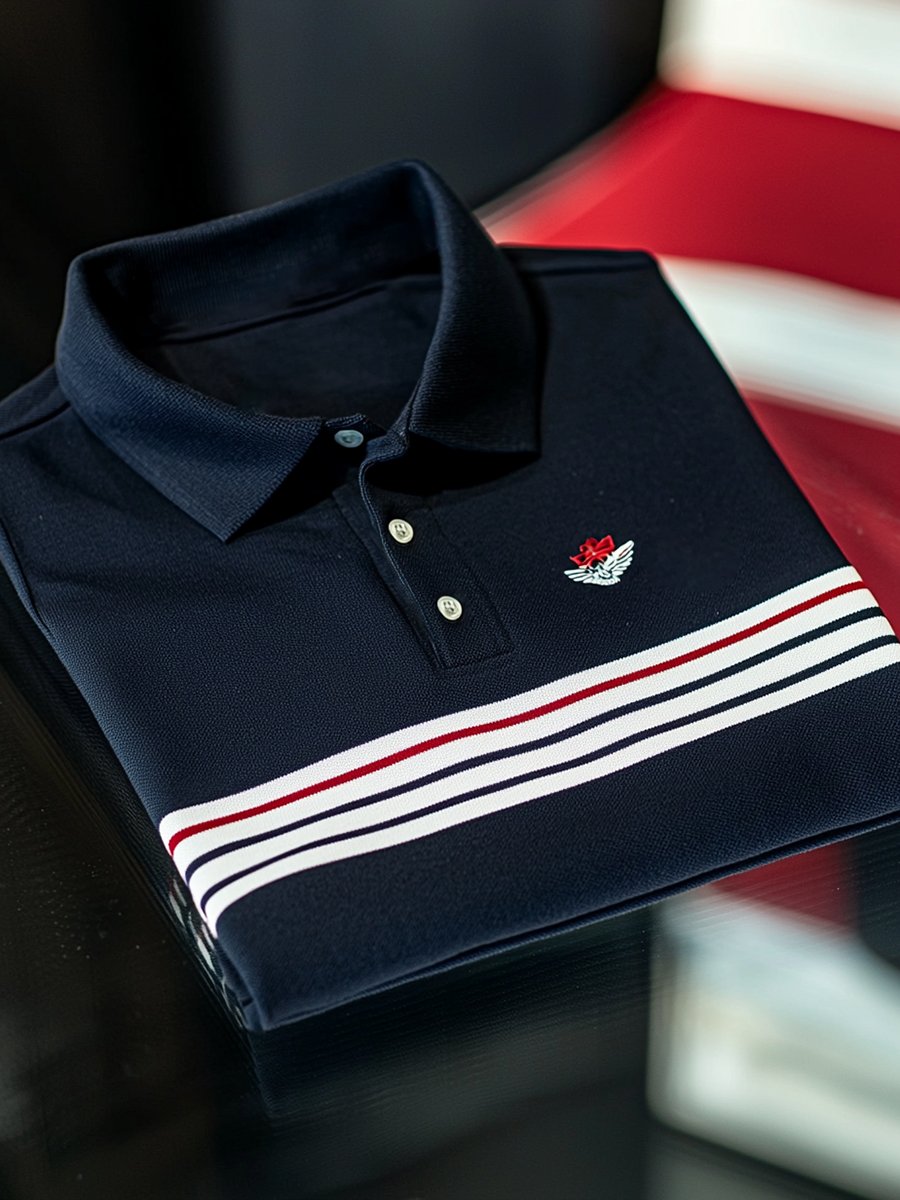 Men's Vintage Business Half Sleeve Polo T-Shirt