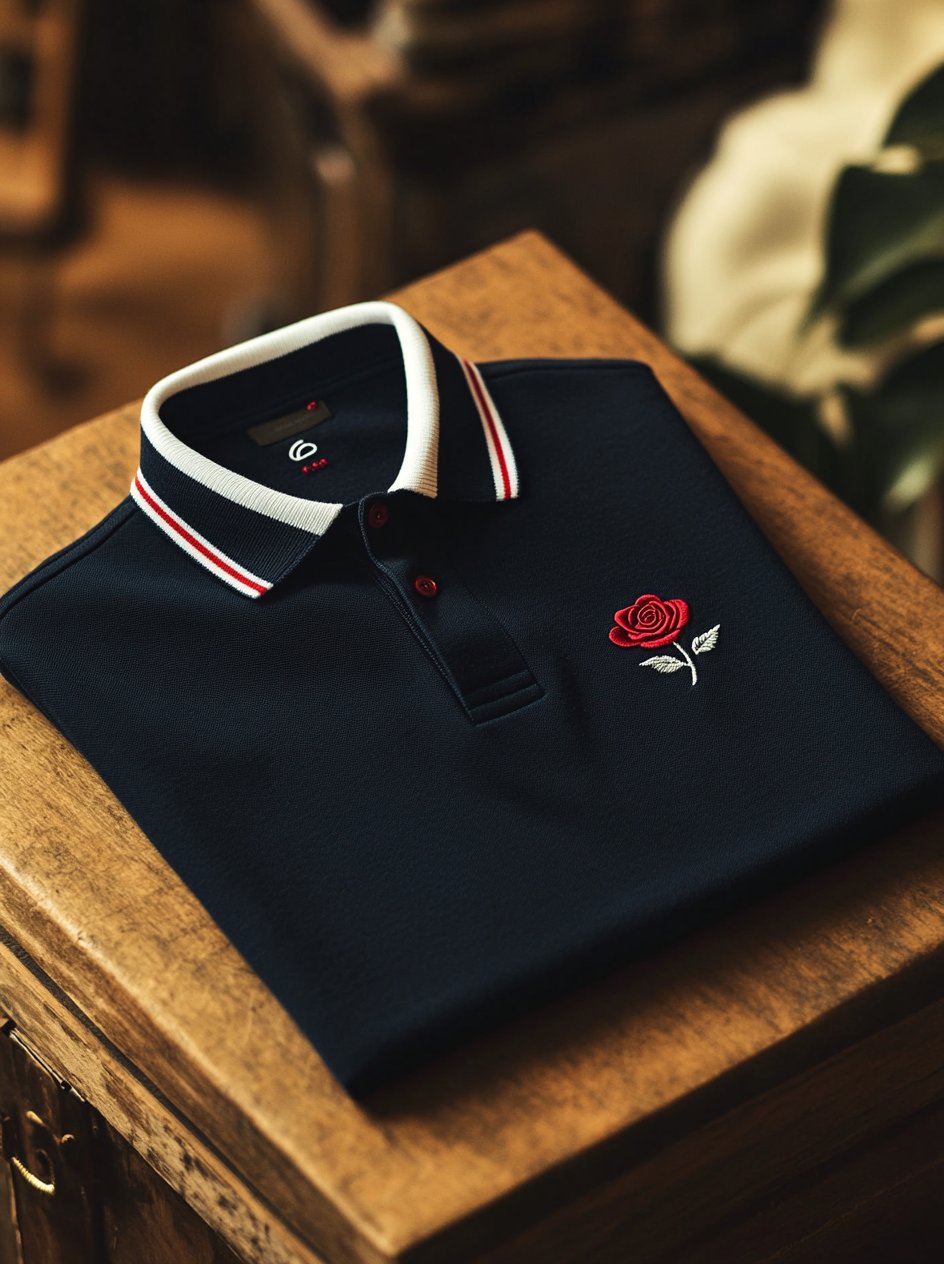 Men's Business Luxury Printed Button Short Sleeve Polo T-Shirt